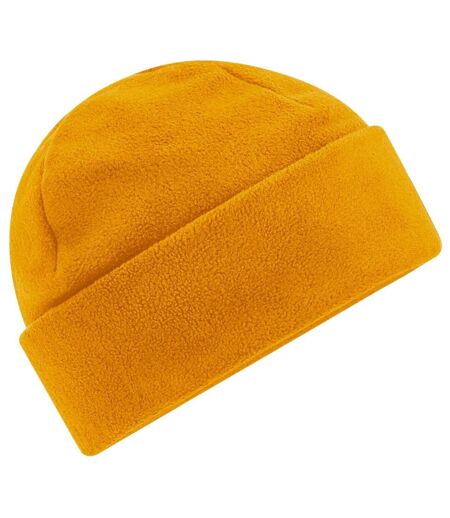 Bonnet En Polaire Recyclée Jaune Foncé Beechfield
