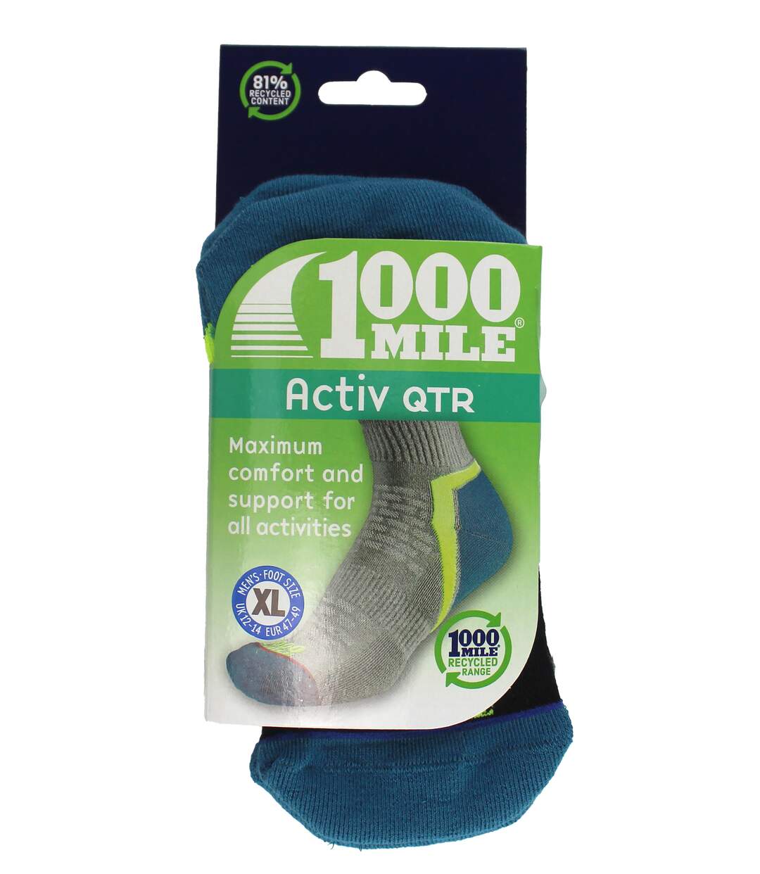 Chaussettes Activ QTR Repreve pour hommes