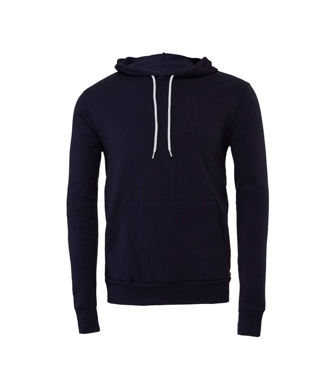 Adults Unisex Pullover Hoodie Navy Bella + Canvas-1