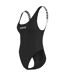 Maillot De Bain 1 Pièce Motif/style Logo Femme Noir Calvin Klein-4