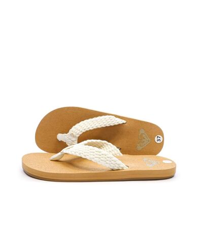 Tongs beiges femme roxy porto - 36