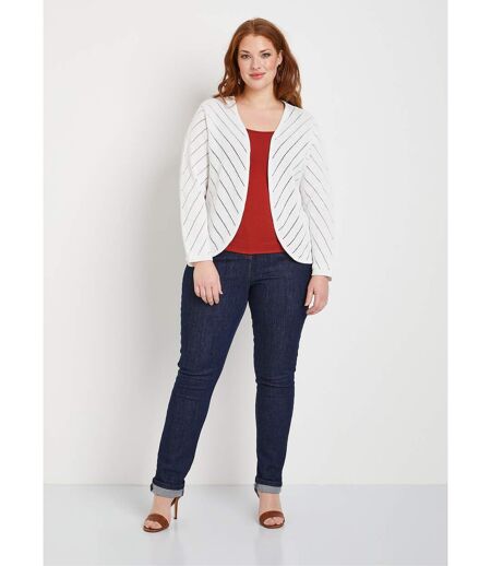Gilet boléro fin ajouré coton