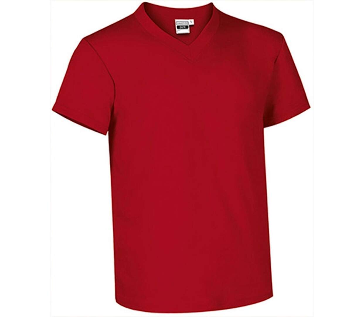 T-shirt manches courtes - Col V - Homme - réf SUN - rouge-1