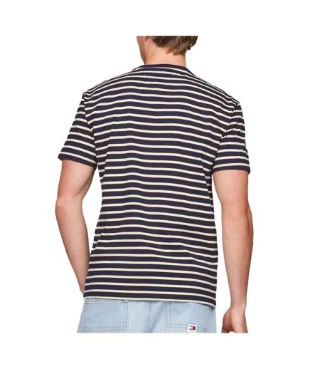 T-shirt marine à rayures homme tommy hilfiger tjm reg breton - xl