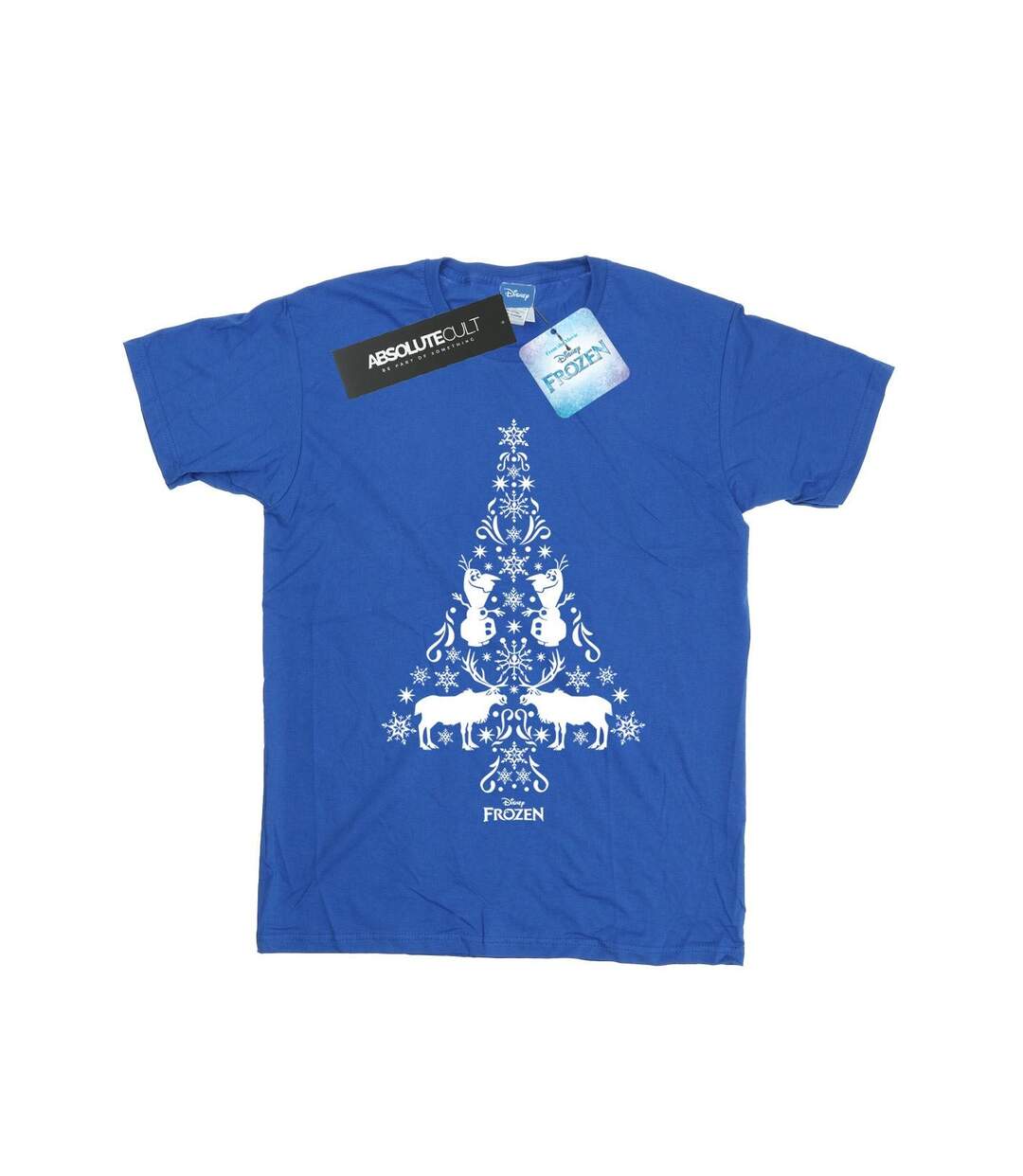 Disney - T-shirt FROZEN CHRISTMAS TREE - Femme (Bleu roi) - UTBI24687-1