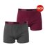 Boxers Homme Rouge Pastel Anthracite Lonsdale-1