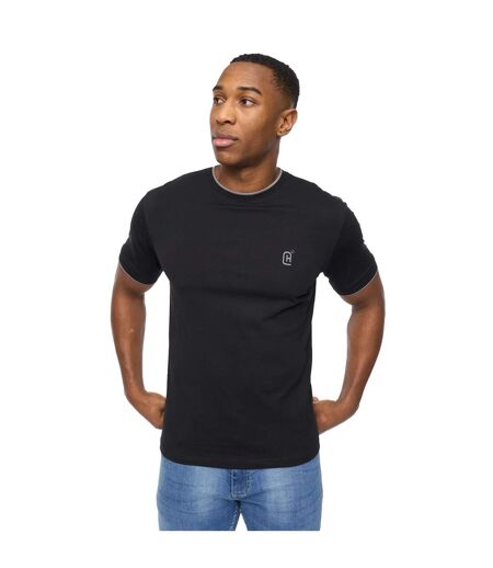 T-shirt Einstip Homme Noir Crosshatch