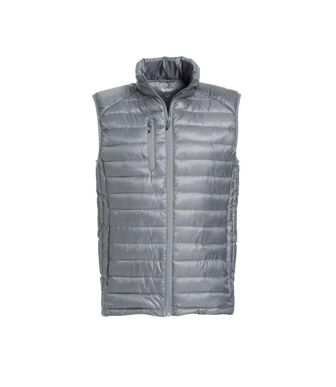 Mens Hudson Gilet Grey Clique-1