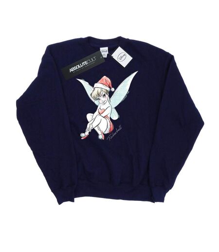 Disney - Sweat TINKERBELL CHRISTMAS FAIRY - Femme (Bleu marine) - UTBI11822