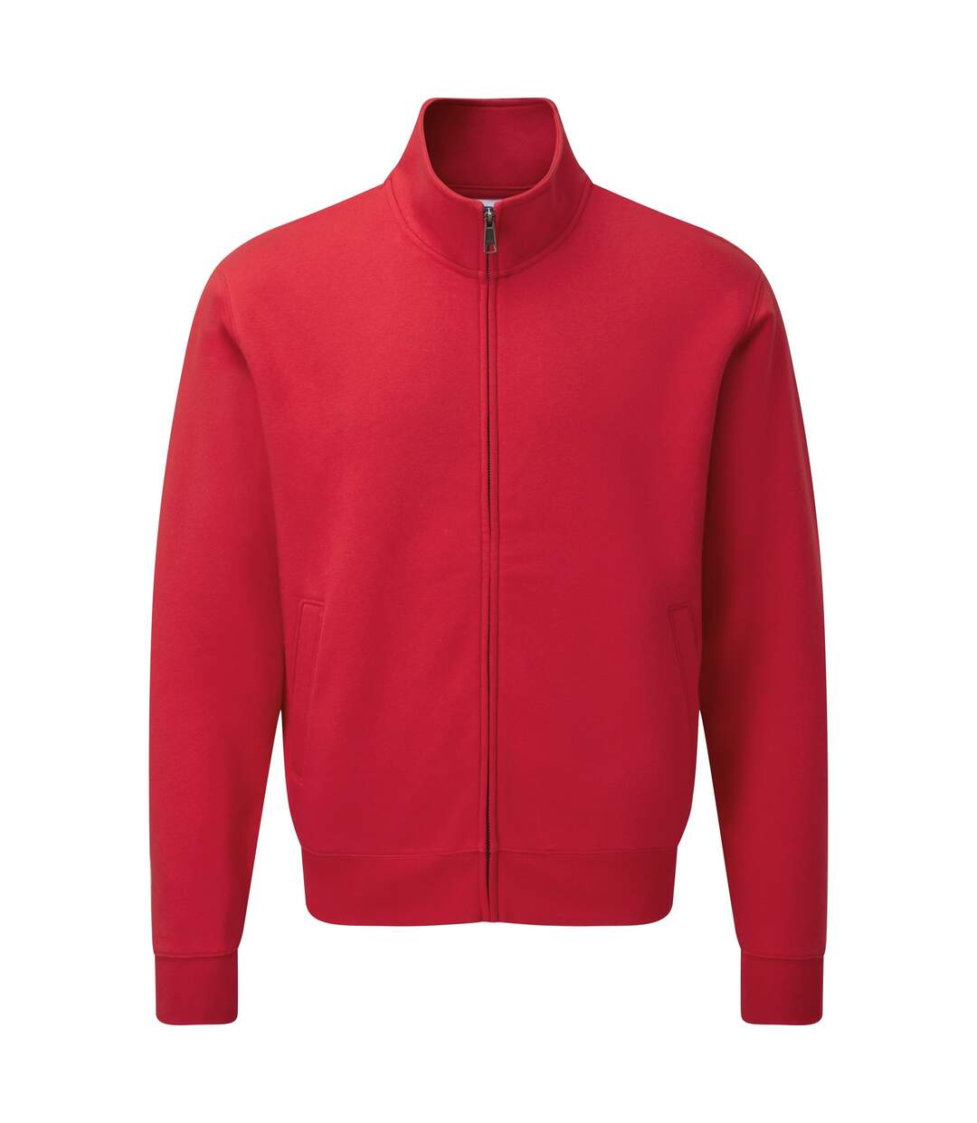 Russell Mens Authentic Full Zip Sweatshirt Jacket (Classic Red) - UTRW5509