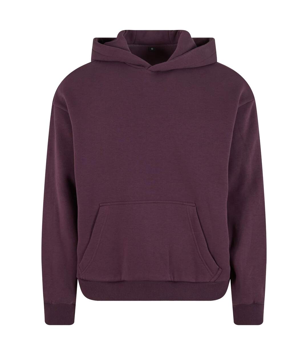 Sweat À Capuche Homme Violet Prune Build Your Brand-2