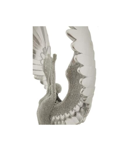 Statuette Déco Ailes Sparky 48cm Argent