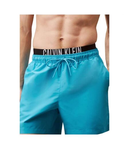 Short De Bain Motif/style Double Face Homme Bleu Calvin Klein