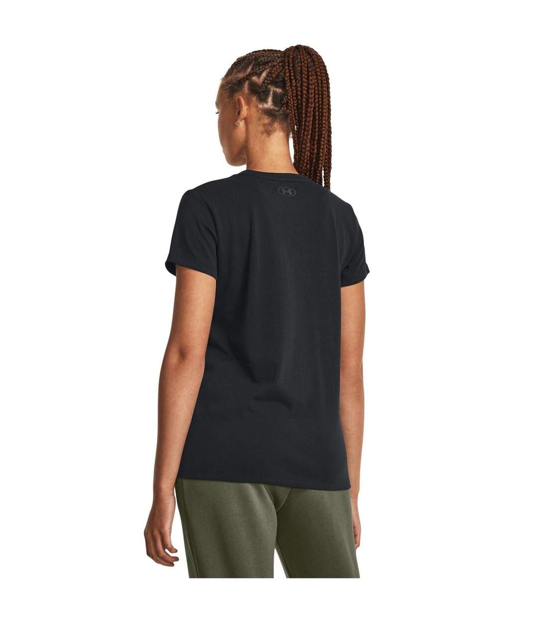 T-shirt Project Rock Femme Noir Under Armour-4