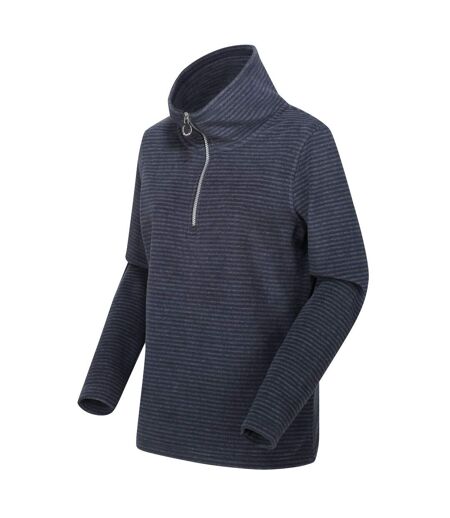 Womens/ladies Solenne Fleece Navy Silver Regatta