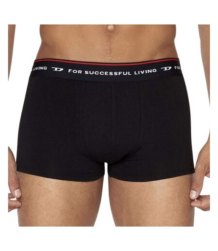 x3 Boxers Noires/Rouges Homme Diesel Timers - M