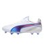 Mens King Ultimate Firm Ground Football Boots White Blue Grey Puma-3