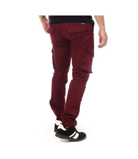 Pantalon rouge bordeaux homme paname brothers live - 3xl