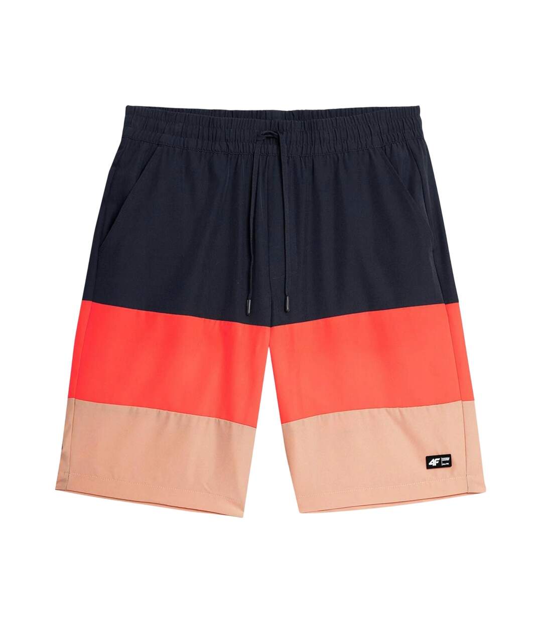 Short De Bain Ss23ubdsm024 Homme Rouge Bleu Marine 4F-1