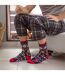 Chaussettes de Noël Thermiques Fines Rigolates-3
