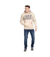 Duck and Cover Mens Mandrake Hoodie (Stone)