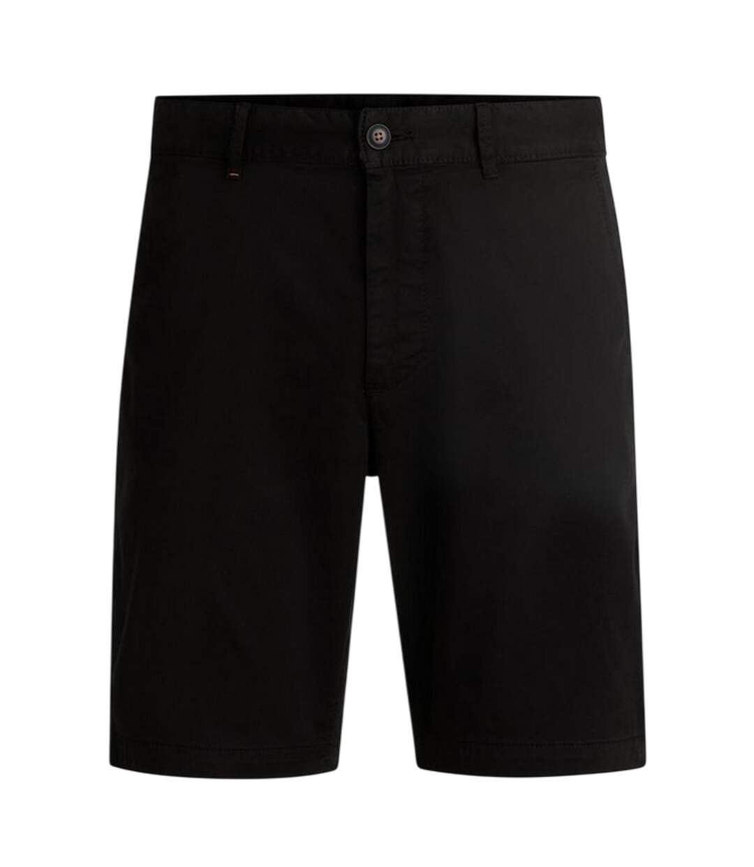 Mens Slim Chino Shorts Black Boss-2