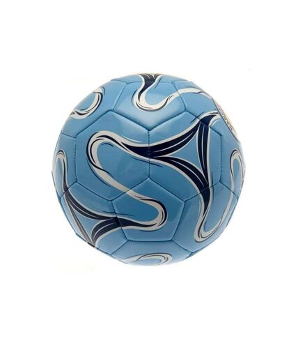 Manchester City FC - Mini ballon de foot COSMOS (Bleu ciel / Bleu marine / Blanc) (Taille 1) - UTBS3494