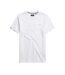T-Shirt blanc homme superdry essential serif-1