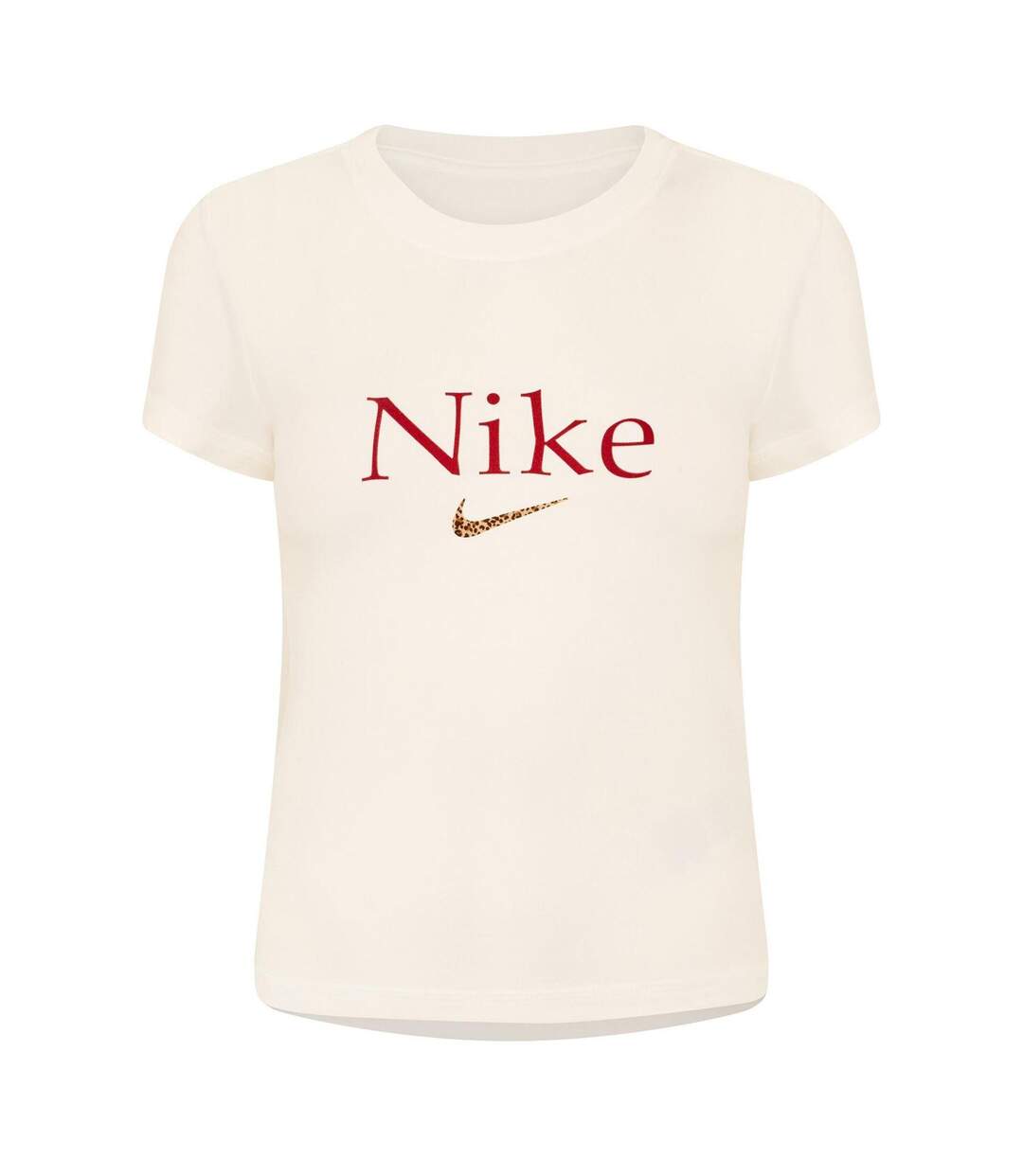 Womens/ladies Cropped T-shirt White Nike-2