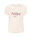 Womens/ladies Cropped T-shirt White Nike-2
