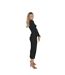 Robe Mi-longue Motif/style Perle The Ultimate  Femme Noir Muse-4