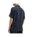Chemise rayure écru/marine homme jack & jones stripe resort-2