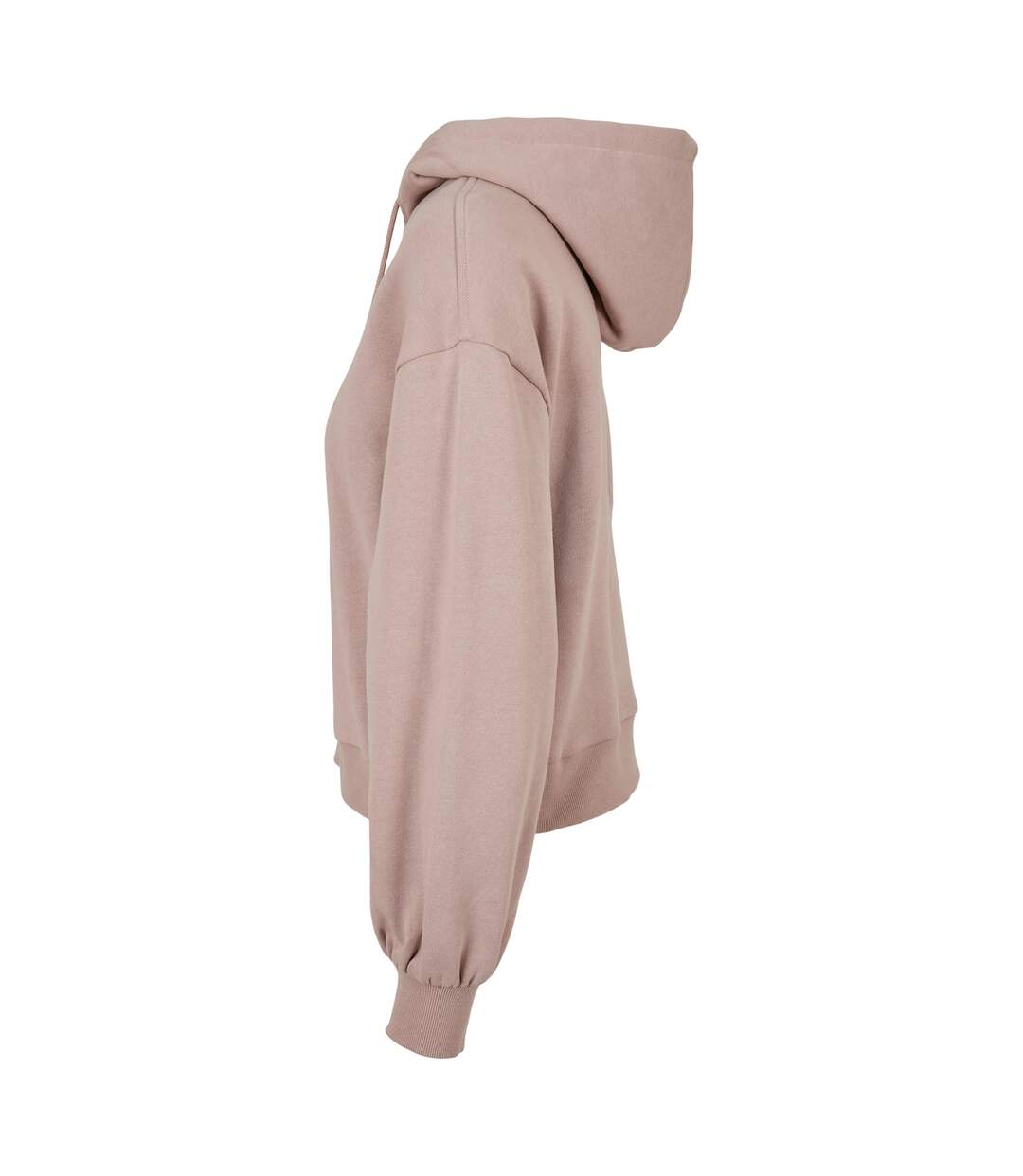 Sweat À Capuche Femme Rose Pâle Build Your Brand-3