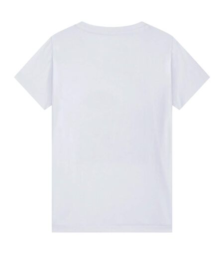 T-shirt Imprimé Graphique En Coton Léger Et Regular À Manches Courtes Femme Blanc Mountain Warehouse