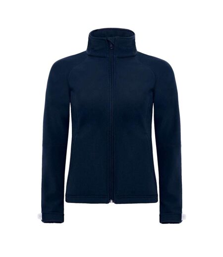 Veste Softshell Coupe-vent, Imperméable Et Respirante Femme Bleu Marine B&C