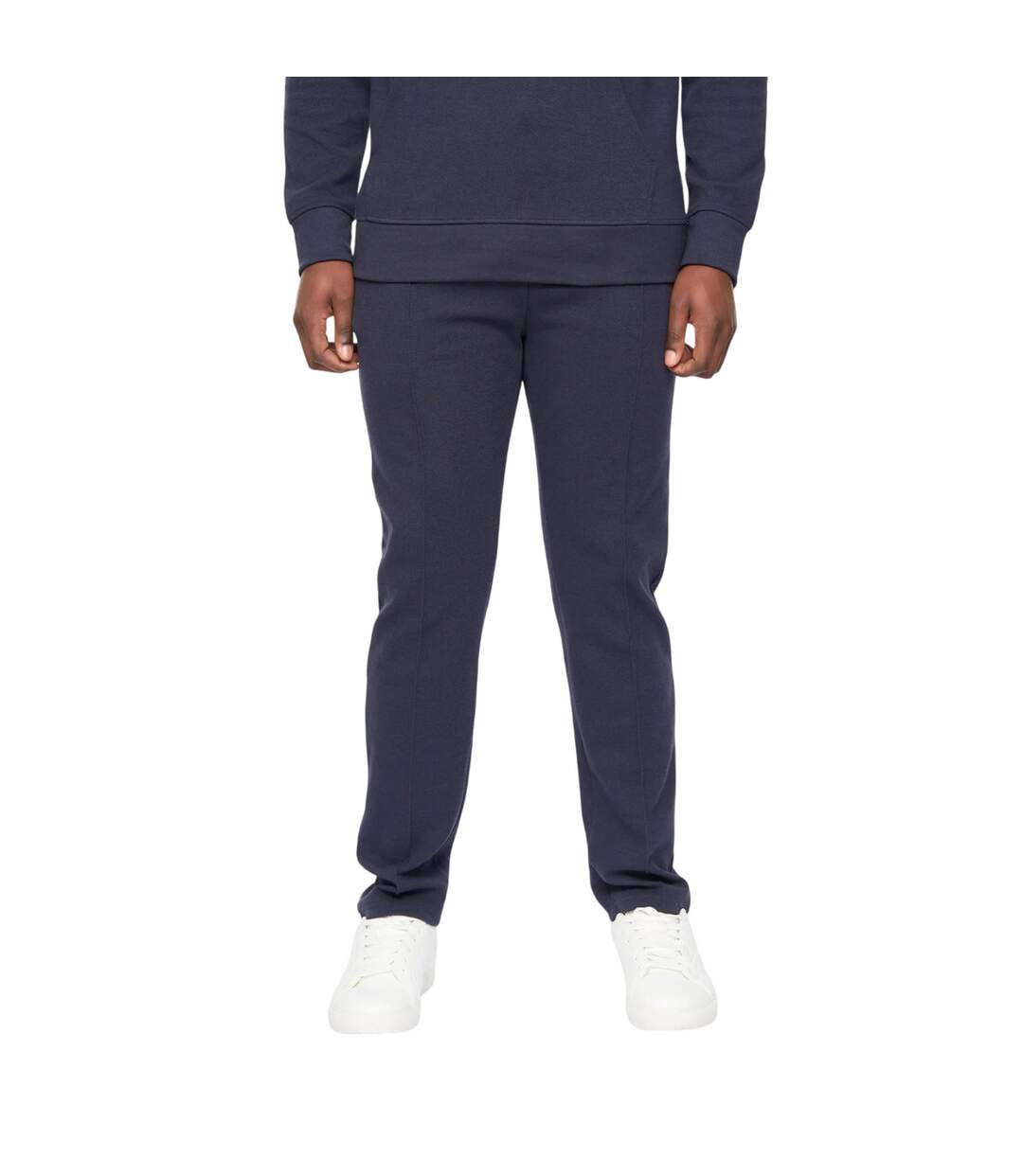 Mens hannings jogging bottoms dark navy Duck and Cover-1