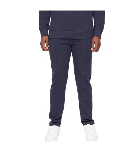Mens hannings jogging bottoms dark navy Duck and Cover