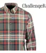 CHALLENGER BRAZIL — Chemise à carreaux manches longues flanelle vert/orange : la chaleur casual au quotidien-2