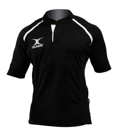 Gilbert Rugby Mens Xact Game Day Short Sleeved Rugby Shirt (Sky) - UTRW5397