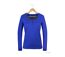 Mayflower NESTOR5 : Tee-shirt manches longues bleu et gris avec col boutonné stylisé-2