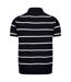 Regatta Mens Arkose Stripe Knitted Polo Shirt (Navy/White Stone) - UTRG8847
