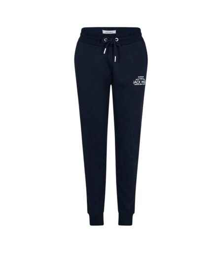 Womens/ladies Hunston Polycotton Joggers Navy Jack Wills
