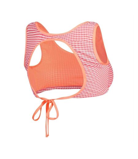 Haut De Maillot De Bain Motif/style Rayures Horizontales Femme Rose À Rayures Speedo