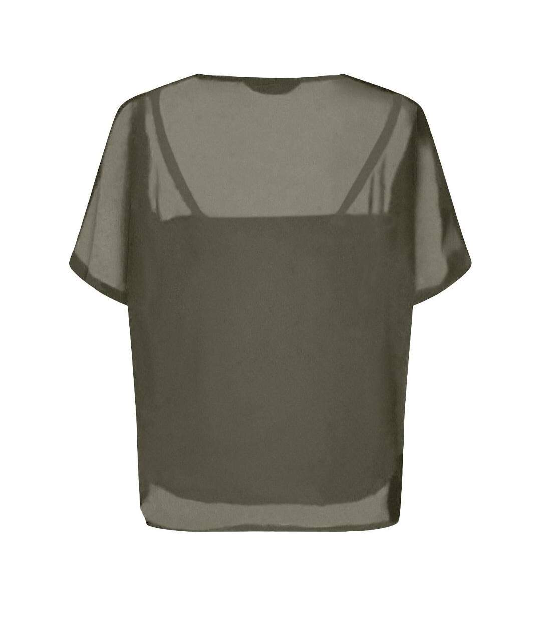 Blouse kaki  femme only tasha-2
