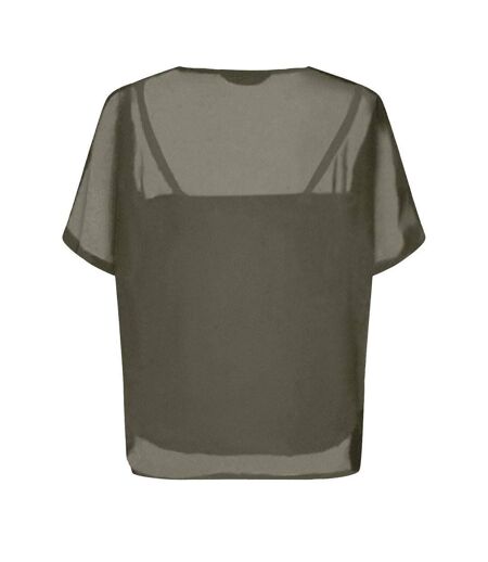 Blouse kaki  femme only tasha