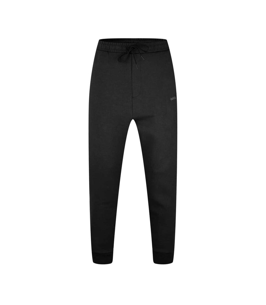 Mens Hadiko Drawstring Waist Joggers Black Boss-2