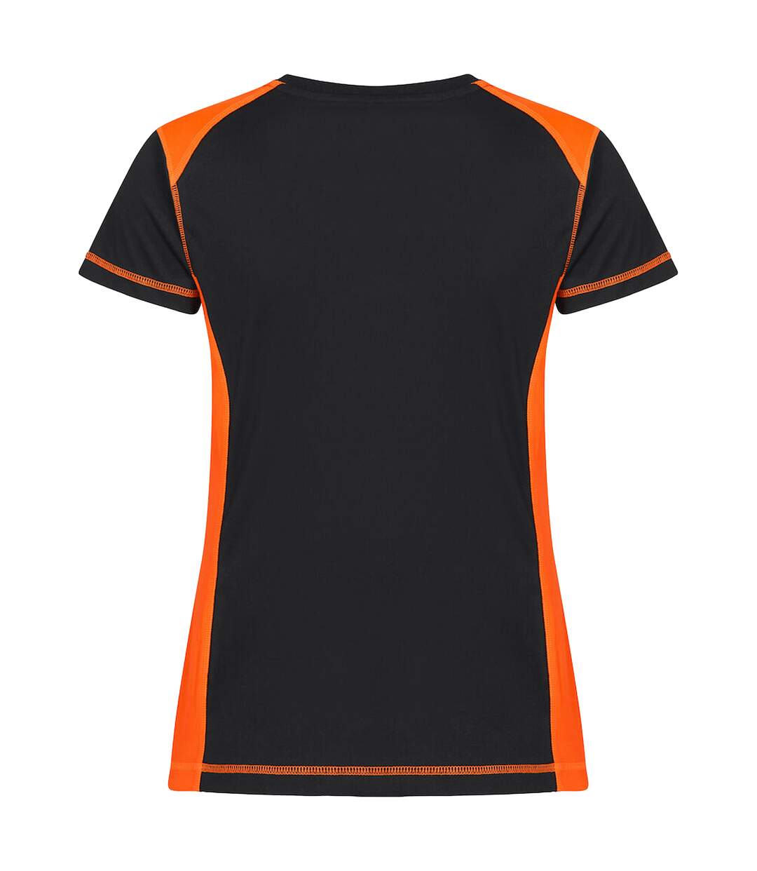 Womens/ladies Ambition T-shirt Visibility Orange Clique-2