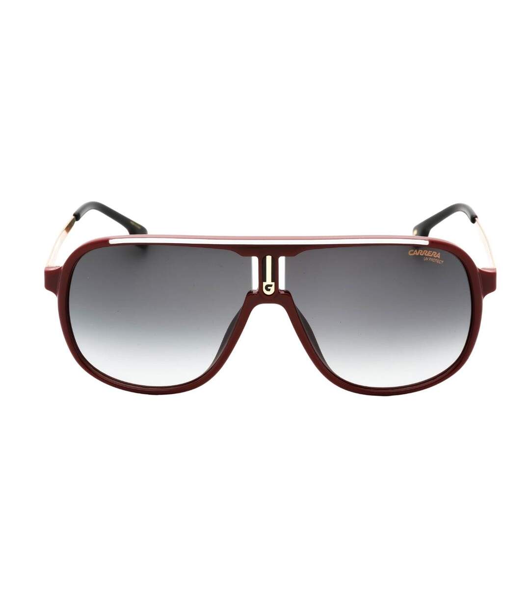 Lunettes De Soleil Motif/style Dégradé Homme Taille Unique Gris Foncé Rouge Carrera-1