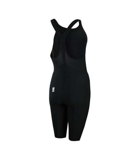 Maillot De Bain Shorty Long Motif/style Texturé Femme Noir Speedo