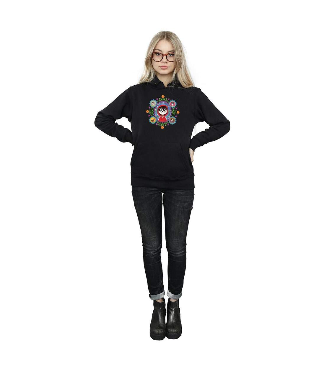 Disney Sweat à capuche Coco Remember Me Femme/Ladies (Noir) - UTBI2517-4